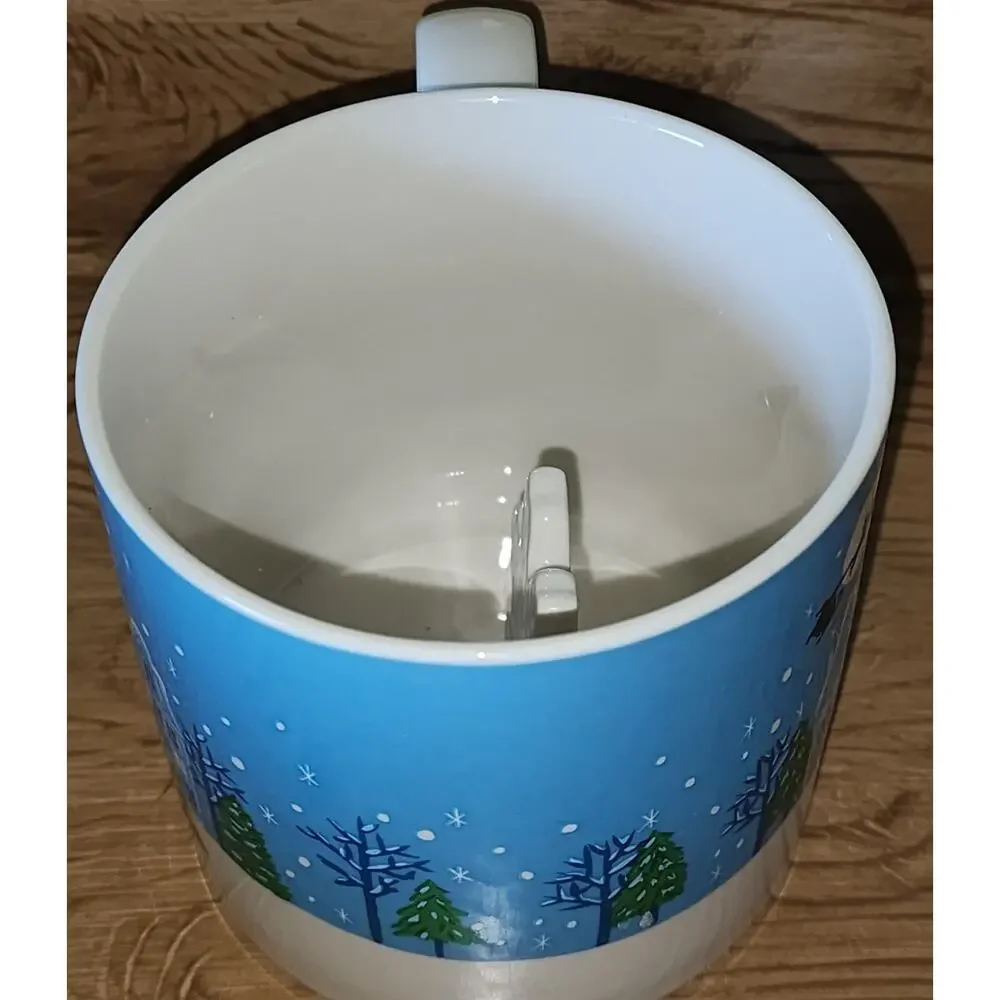 Wondershop Target Winter Village 3D Snowflake Christmas Scene Coffee Mug 3 1/2